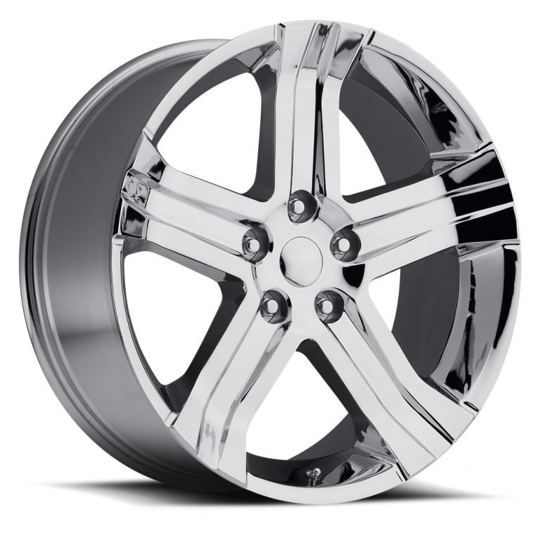 RT Style Chrome 24"x10" Wheel 94-18 Ram 1500, 05-09 Dakota - Click Image to Close